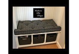 T-Shape Custom Cushion - Piped Cushion - Cushion with Button Tufts