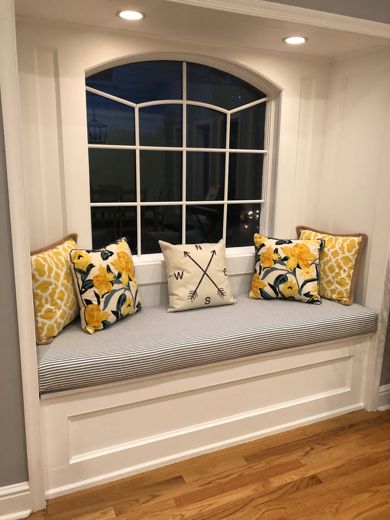Window Seat Cushions Made to Your Dimensions Madison Allie Designs